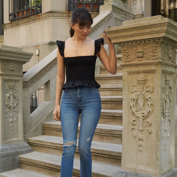 Reformation | Junebug Linen Top - Picture 3 of 7